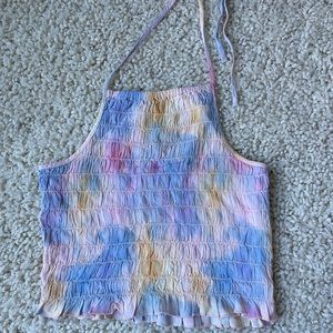 American Eagle Tie Dye Halter Top